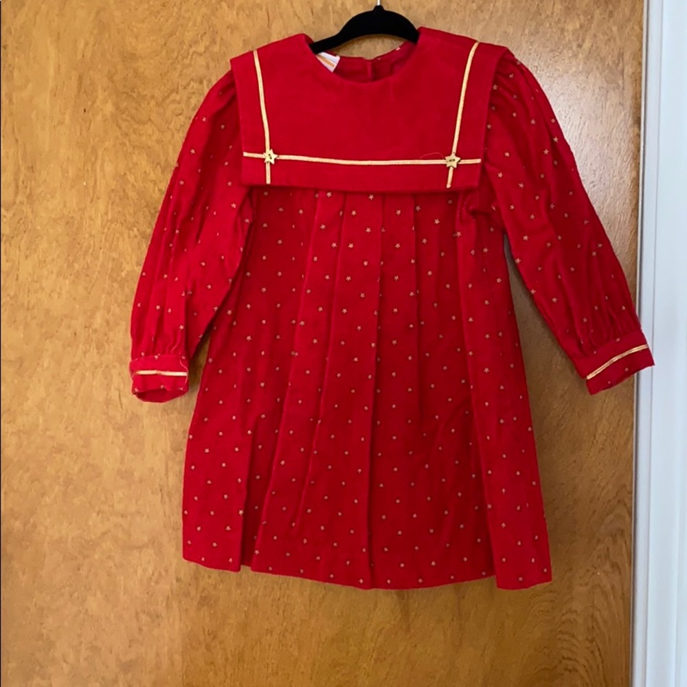 Vintage children’s red dress